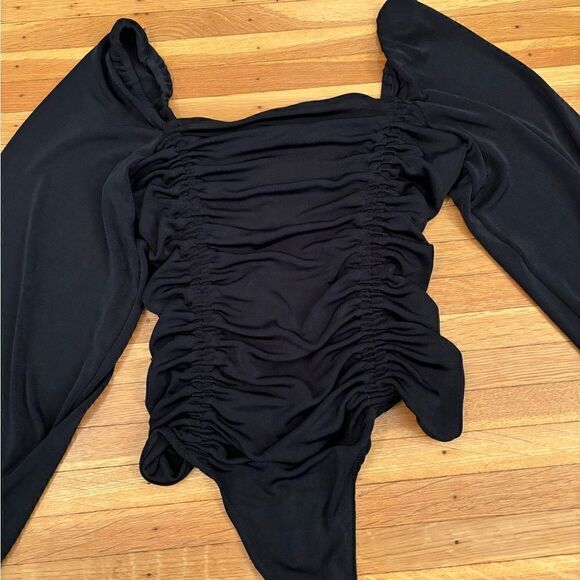 Free People Intimately Meant to Be Black Bodysuit - Picture 2 of 7